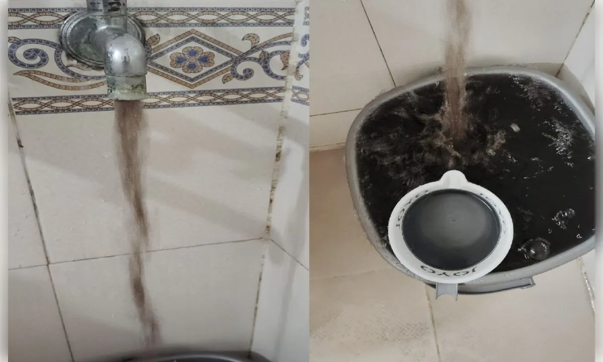 काले पानी की शिकायत पर पहुंची नगर निगम टीम