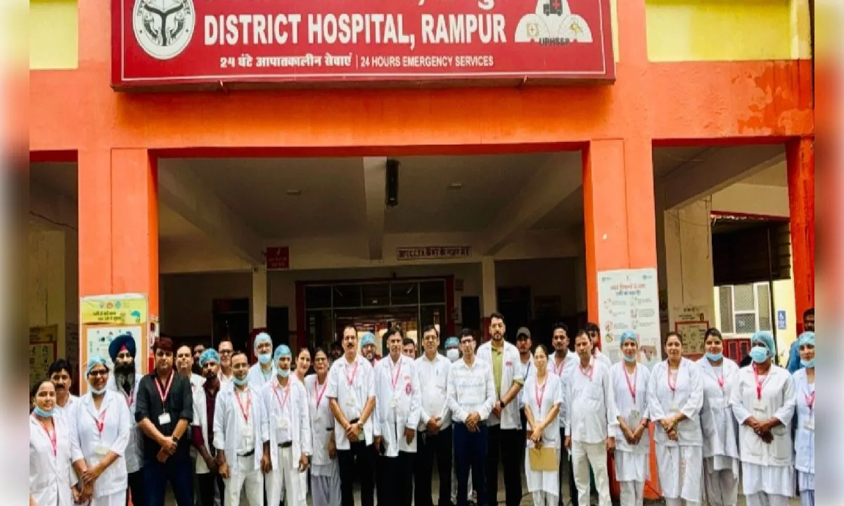 जिला चिकित्सालय में कायाकल्प राउंड,व्यवस्थाओं की टीम ने की सराहना