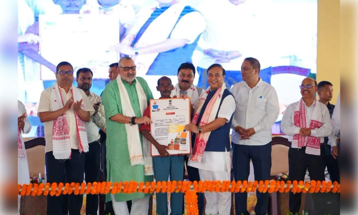 केंद्रीय मंत्री गिरिराज सिंह के जन्मदिन पर सीएम हिमंत ने दी शुभकामनाएं