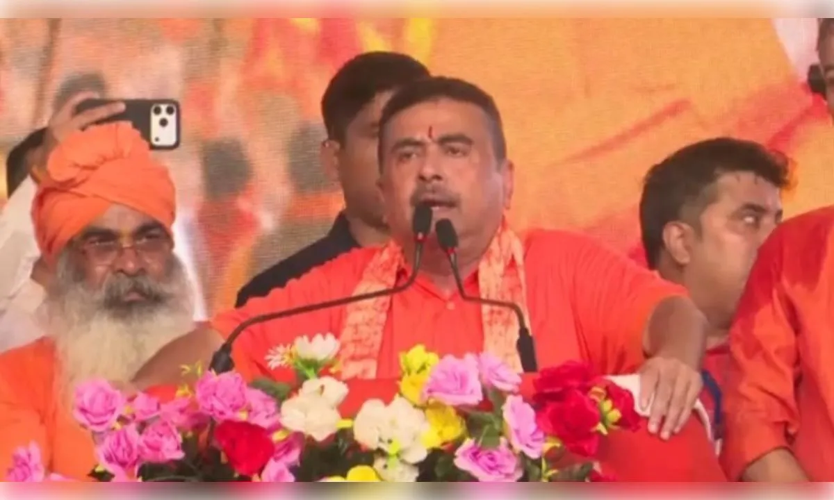 ‘शारदोत्सव’ नही, ‘दुर्गापूजा’ लिखने पर ही स्टॉल को अनुमति: शुभेंदु