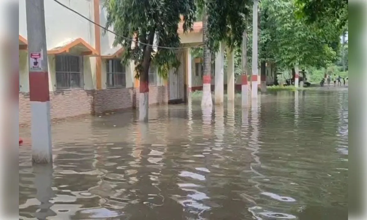 बाढ़ से भागलपुर विश्वविद्यालय डूबा, परिसर में चार फीट तक पानी