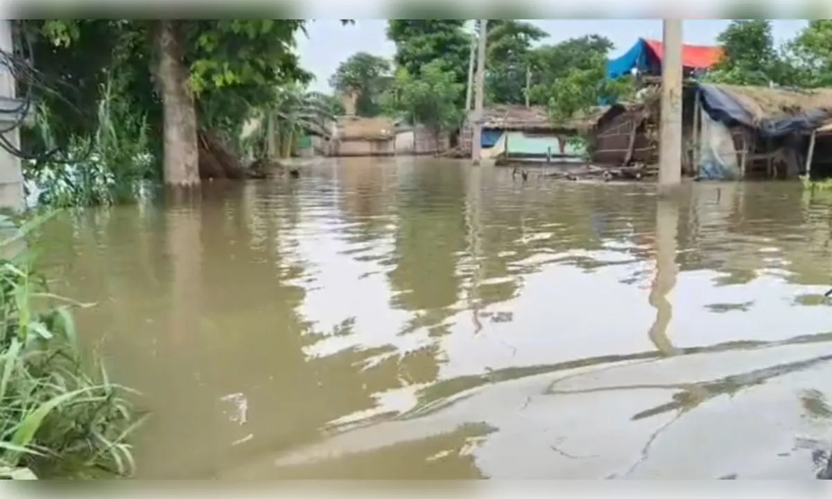 गंगा का जलस्तर चेतावनी स्तर से पार, कमजोर तटबंध ने बढ़ाई परेशानी
