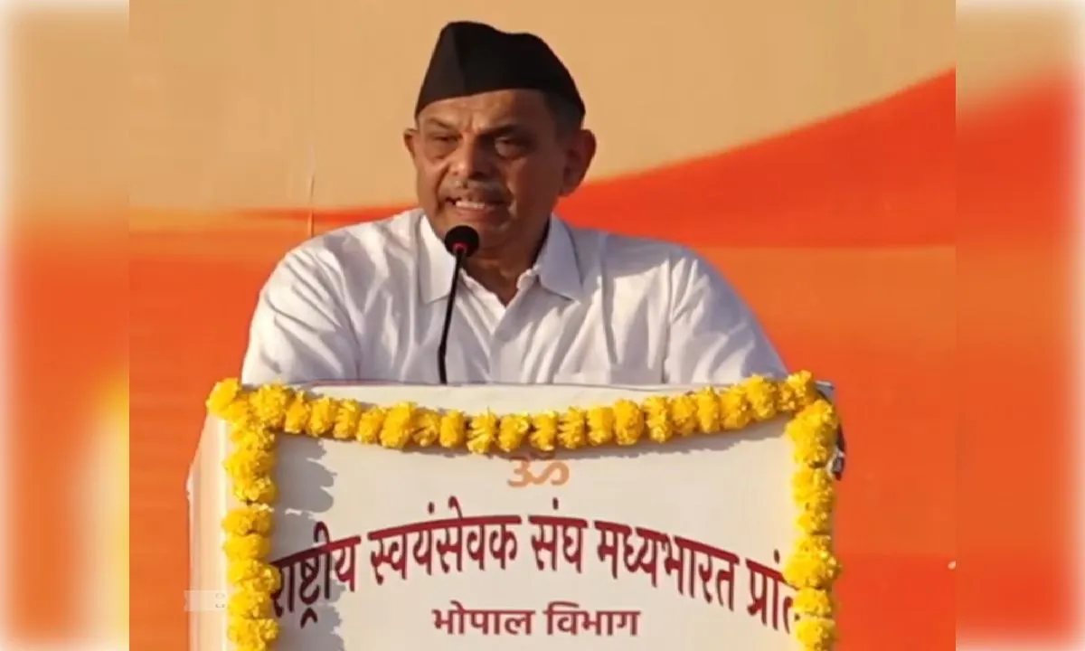 भोपाल में गरजे RSS सरकार्यवाह होसबाले, बोले- जागृत समाज ही भारत की शक्ति