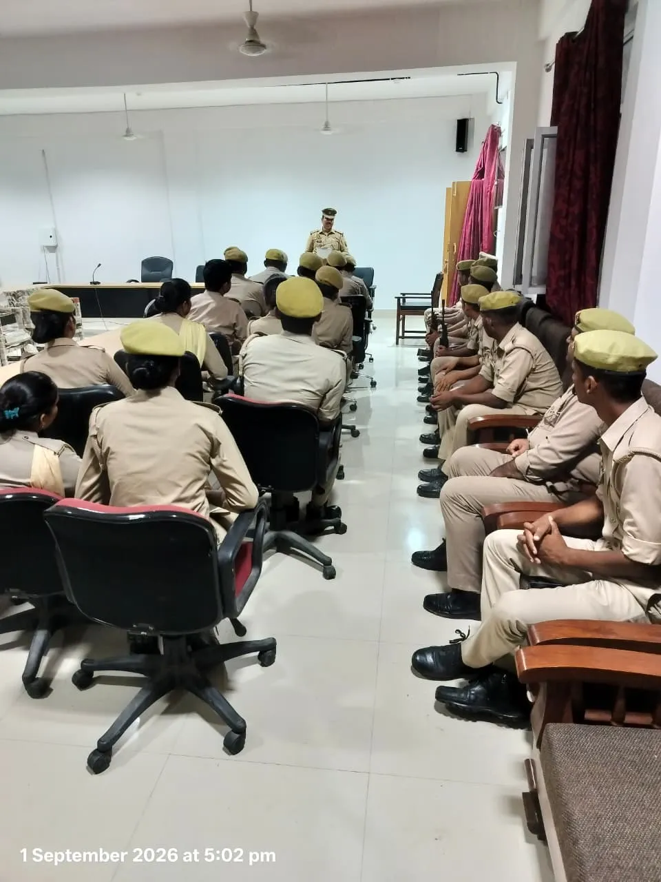 न्यायालय की सुरक्षा में तैनात पुलिसकर्मियों को दिया गया विशेष प्रशिक्षण