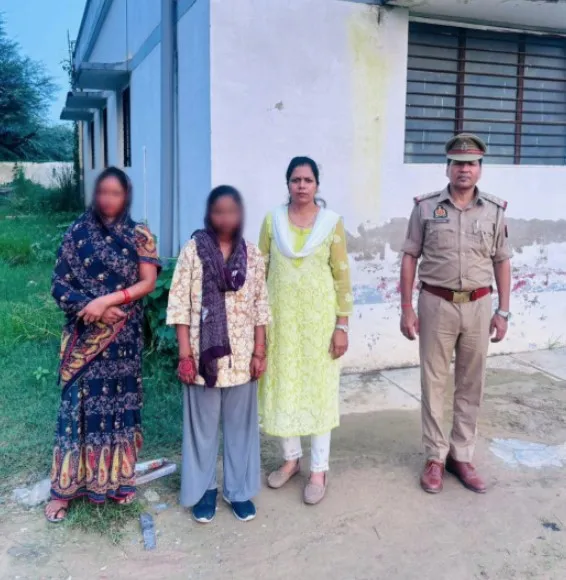 संतकबीरनगर पुलिस द्वारा कार्यवाही करते हुए अपहृता को किया गया बरामद