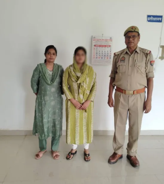 संतकबीरनगर पुलिस द्वारा कार्यवाही करते हुए अपहृता को किया गया बरामद