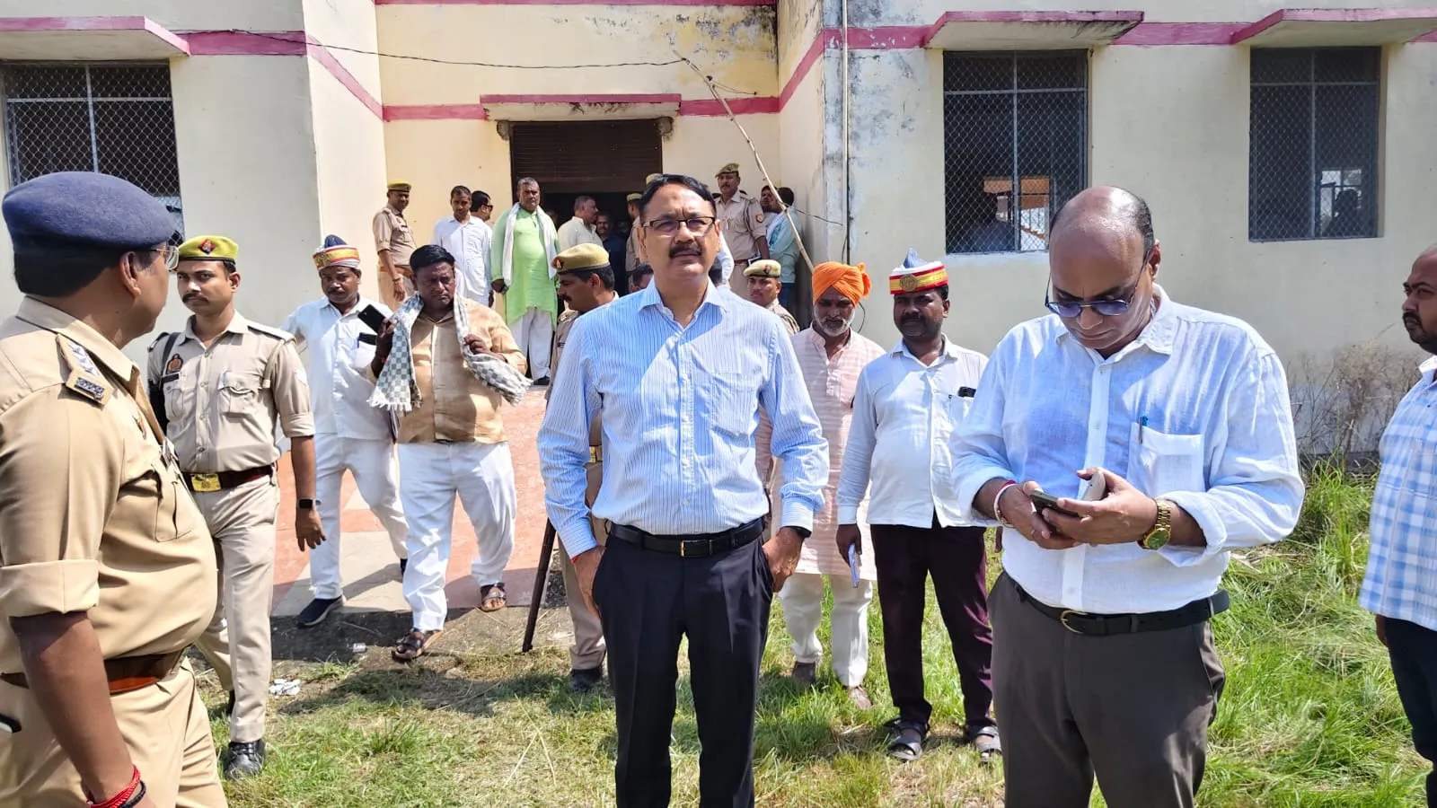 उप मुख्यमंत्री के आगमन के दृष्टिगत कार्यक्रम स्थल का किया गया निरीक्षण