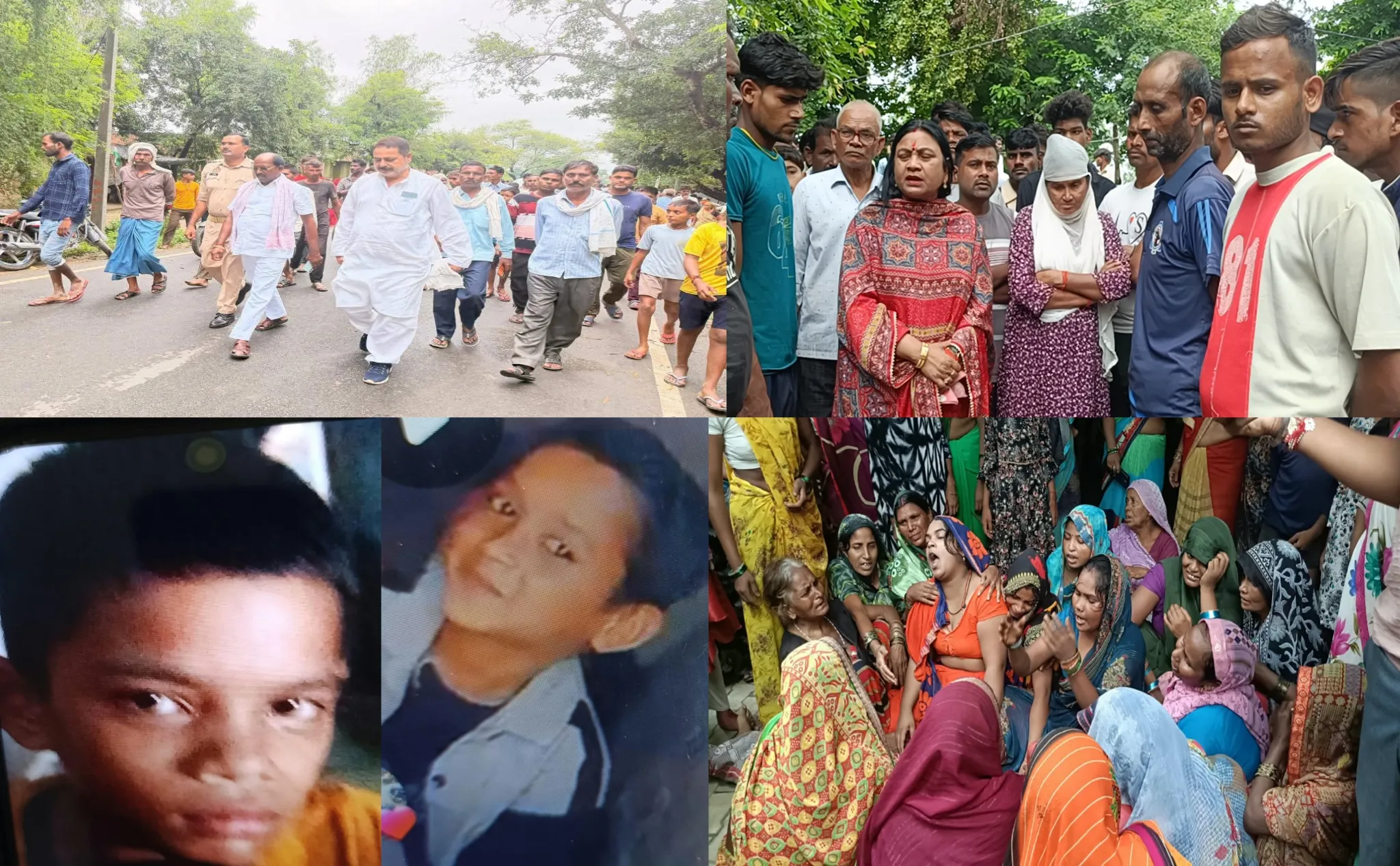 दर्दनाक घटना : नहाते समय पानी से भरे गहरे गड्ढे में डूबे तीन मासूम, दो मासूम की मौत