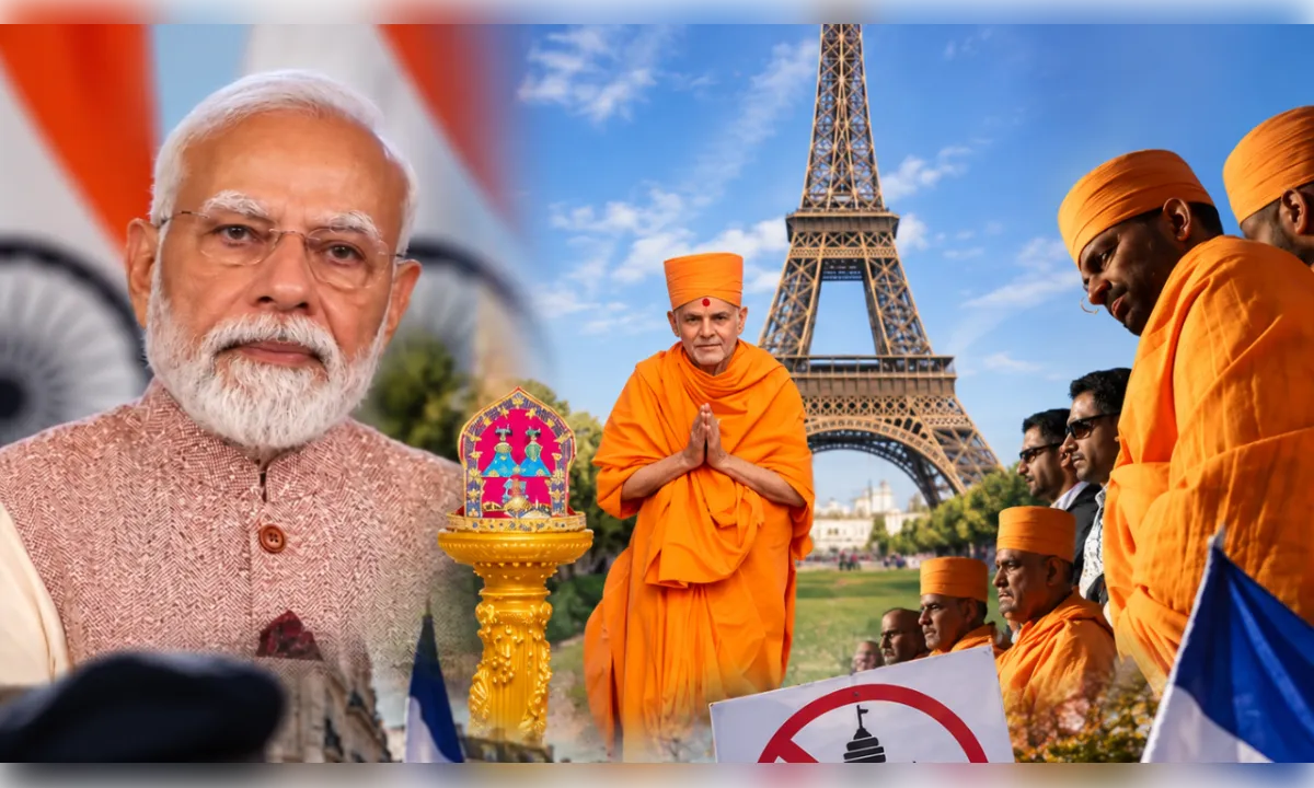 महिला कर्मचारियों को हटाए जाने के विरोध में बंद हुआ Eiffel Tower, BAPS के दौरे पर फ्रांस में विवाद