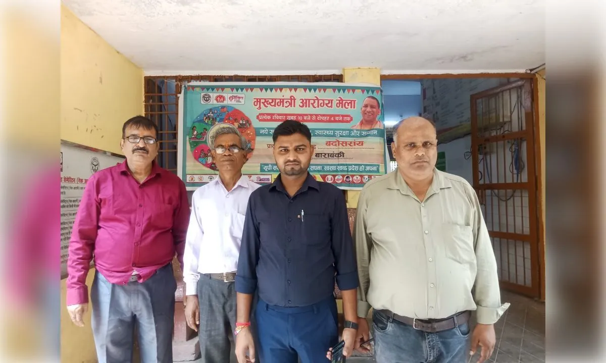 बाराबंकी में मुख्यमंत्री जन आरोग्य स्वास्थ्य मेले का आयोजन 