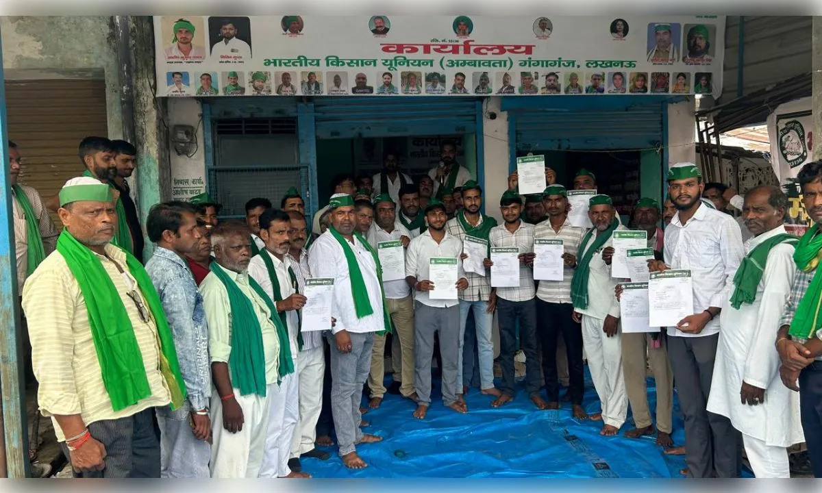 सलेमपुर कब्रिस्तान जमीन एग्रीमेंट व भैंस चोरी पर भड़की भाकियू
