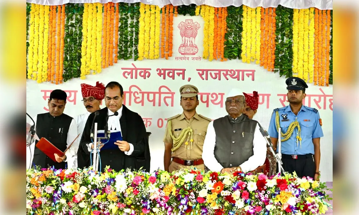 जस्टिस संजय कुमार अग्रवाल बने राजस्थान हाई कोर्ट के नए मुख्य न्यायाधिपति