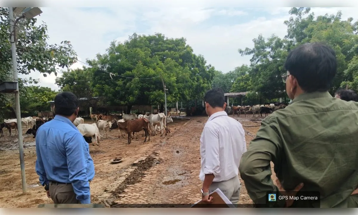 औलिया लालपुर गौशाला का एसडीएम ने किया औचक निरीक्षण