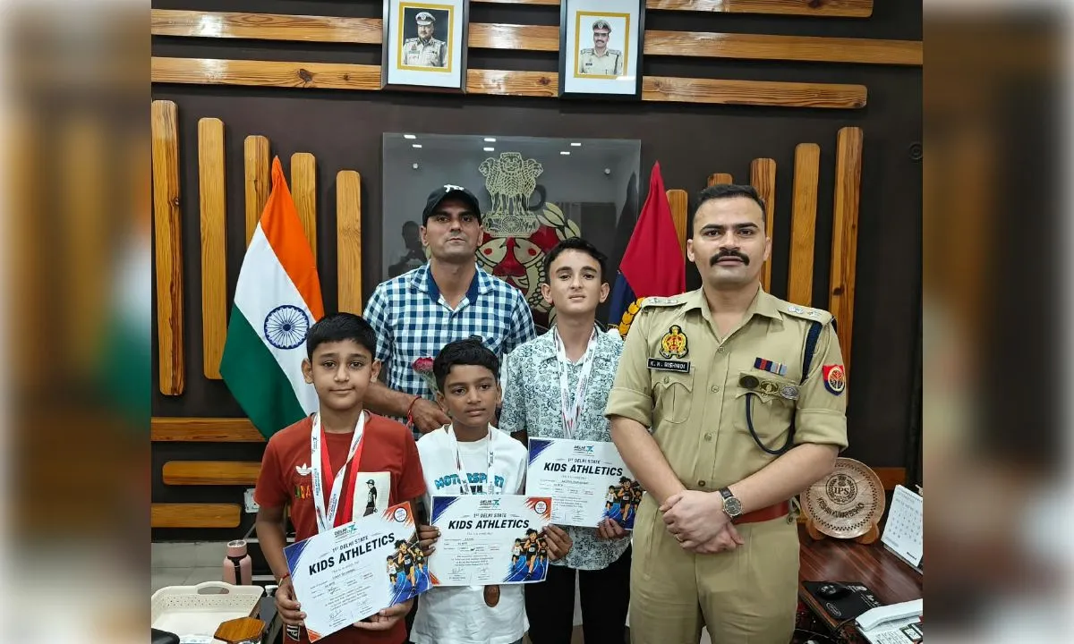 किड एथलेटिक्स चैंपियनशिप में बिजनौर के नन्हे खिलाड़ियों का जलवा