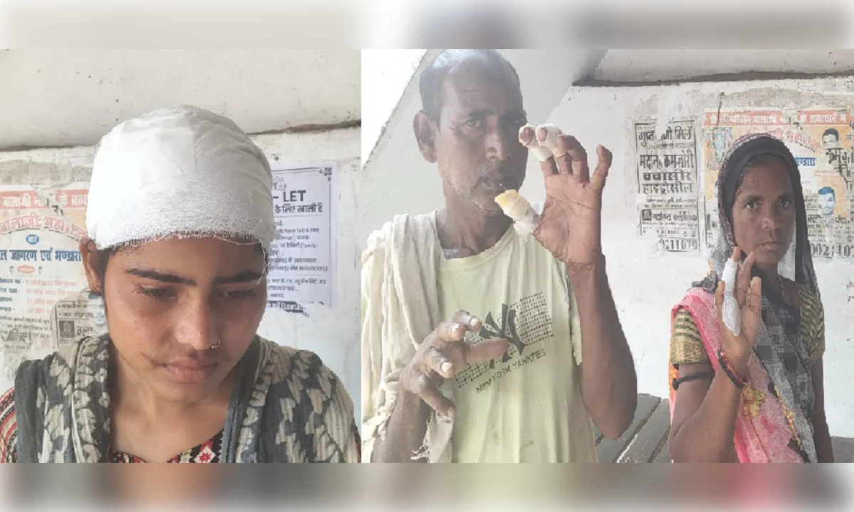 रंजिश में दबंगों ने पति-पत्नी व बेटी को पीटा, मुकदमा‌ दर्ज