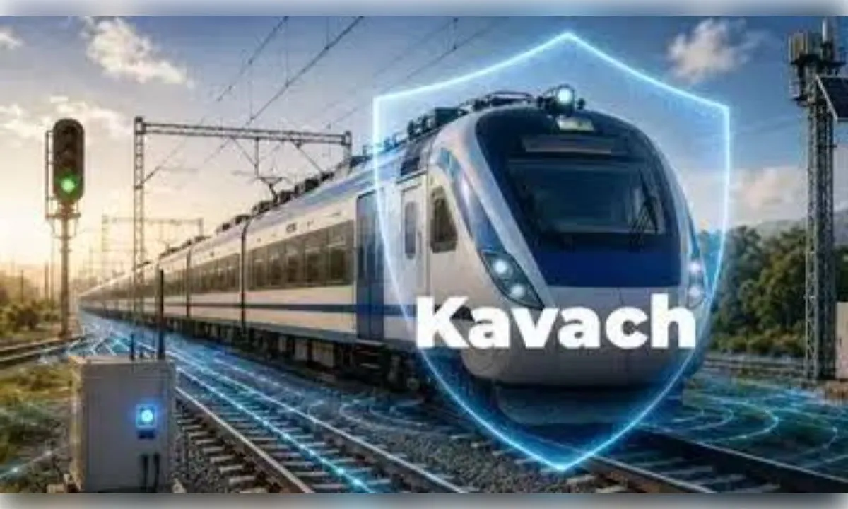 ‘कवच 4.0’ से रेल सुरक्षा होगी मजबूत, सिग्नल में खराबी तुरंत होगी ट्रैक