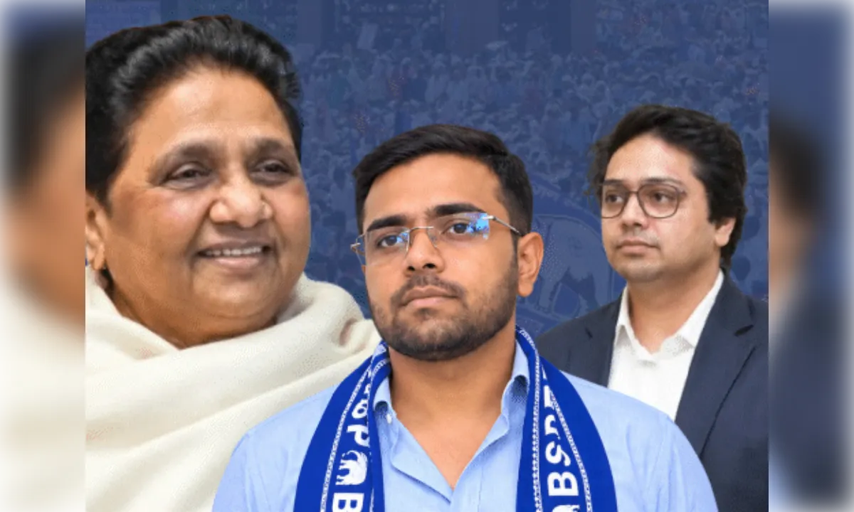ईशान आनंद काे बसपा में मिलेगी जगह, आकाश-बहन की वापसी पर रोक
