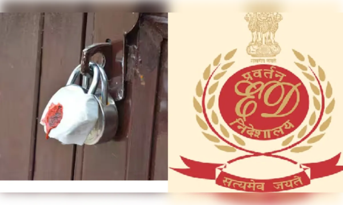 नशीली दवाओं की तस्करी मामले में ईडी ने 90 लाख की संपत्ति की सील 