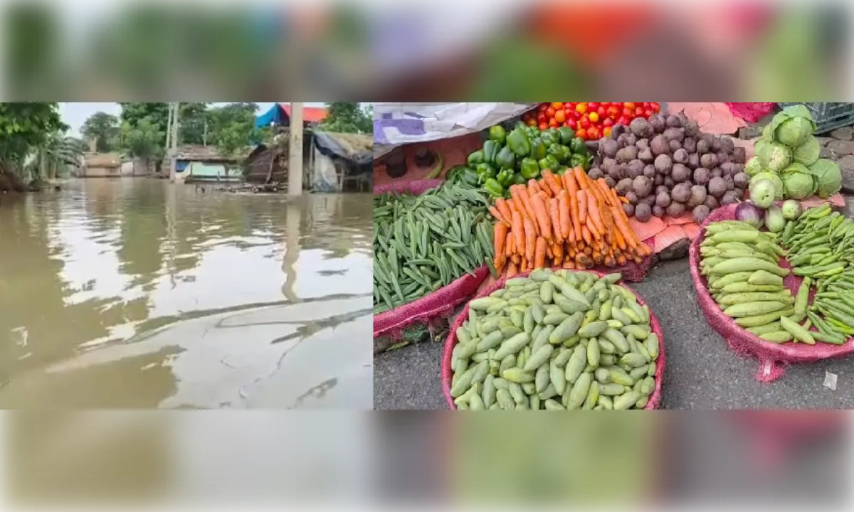 बाढ़ के बाद अब सब्जियों की महंगाई की मार, बिगड़ा घरेलू बजट