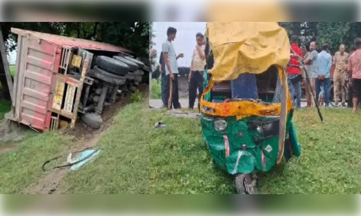 संभल में दर्दनाक हादसा: डंपर-टेंपो की भीषण टक्कर, छह लोगों की मौत