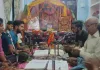 राम जानकी मंदिर पर युवाओं ने रामायण पाठ कर मनाया रामनवमी का पर्व 