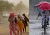 मौसम का बदला मिजाज, कई जिलों में ओले-बारिश का अलर्ट, शहरों में लुढ़का पारा