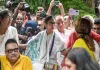  पश्चिम बंगाल में सियासी संग्राम तेज, टीएमसी का धरना-प्रदर्शन, भाजपा ने लगाए धांधली के आरोप