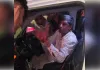बीआरटीएस बस से टकराई नशे में धुत एएसआई की कार , शराब और वर्दी बरामद