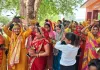 9 दिवसीय रूद्र महायज्ञ के लिये निकली कलश यात्रा
