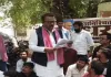  लविवि में 13वें दिन भी छात्रों का धरना जारी