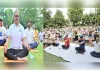राज्यपाल जनभवन, सीएम योगी ने झांसी, केशव प्रसाद मौर्य ने प्रयागराज और बृजेश पाठक ने लखनऊ में किया योग