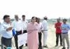 डीएम ने तटबन्ध का निरीक्षण कर दिया आवश्यक निर्देश 