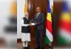 प्रधानमंत्री मोदी को सेशेल्स सरकार ने दिया ‘गार्डियन ऑफ द ब्लू होराइजन’ सम्मान