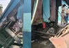 नई दिल्ली-कटरा ट्रेन के स्लीपर कोच का शौचालय धमाके के साथ टूटा