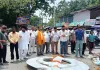 गुरू गोविन्द सिंह चौक पर स्थापित हुआ खण्डाः उमड़ी आस्था