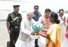 राष्ट्रपति द्रौपदी मुर्मु पश्चिम बंगाल के कलाईकुण्ड एयरपोर्ट के लिए रवाना