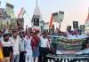 ब्राह्मण महासभा ने निकाला कैंडल मार्च, भरत भूषण तिवारी को दिया श्रद्धांजलि