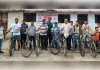  औरैया में विश्व साइकिल दिवस पर निकली जागरूकता रैली, पर्यावरण संरक्षण का दिया संदेश