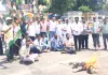  राज्यसभा सीट के लिए मीनाक्षी नटराजन का नामांकन निरस्त होने पर कांग्रेस का प्रदर्शन