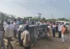 पुष्कर स्नान के लिए जा रहे परिवार की कार बस से टकराई, सात वर्षीय बच्ची समेत तीन की मौत