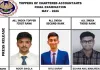 सीए फाइनल मई 2026 का रिजल्ट जारी, पटियाला के नूर सिंगला बने ऑल इंडिया टॉपर