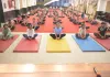 अंतरराष्ट्रीय योग दिवस के अवसर पर विद्यार्थियों, शिक्षकों एवं अभिभावकों ने किया सामूहिक योगाभ्यास