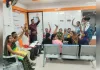 एफडी घोटाले मामले को लेकर बैंक ऑफ बड़ौदा में खाताधारकों का प्रदर्शन