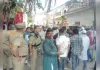 जुलूस के साथ भारी संख्या में पुलिस बल मौजूद, मड़ियांव में निकला मोहर्रम का जुलूस