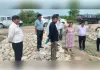बाढ़ सुरक्षा कार्यों का डीएम ने किया निरीक्षण, मानसून से पहले काम पूरा करने के निर्देश