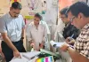 डीएम द्वारा सेमकित जन कल्याण एवं जन जागरुकता अभियान का किया गया निरीक्षण।