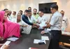 मकान गणना नक्शे में हुई त्रुटि की सुधार की मांग को ले डीएम को दिया पत्र