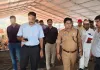 मुख्यमंत्री के प्रस्तावित आगमन के दृष्टिगत डीएम एसपी द्वारा कार्यक्रम स्थल पर की गई ब्रीफिंग