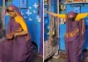 साड़ी पहनकर लड़की ने माइकल जैक्सन के मशहूर डांस स्टेप्स को किया फॉलो