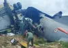 वायुसेना का प्लेन क्रैश 5 की मौत, को-पायलट बचा